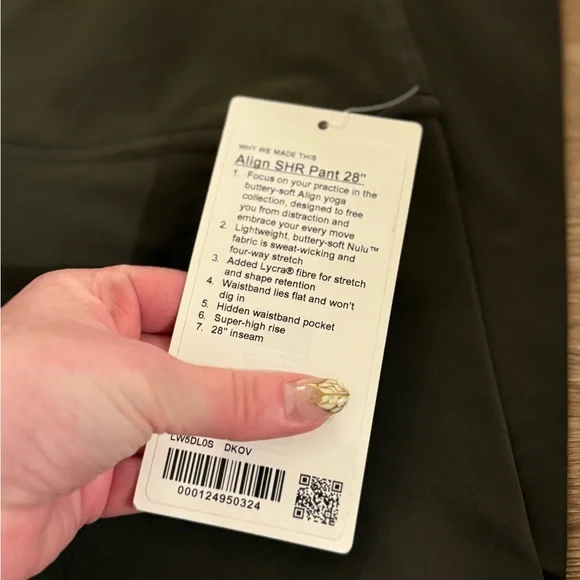 NWT Lululemon Align SHR Pant / Leggings 28” size 14 - Picture 6 of 15